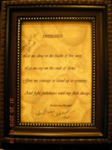 Framed verses