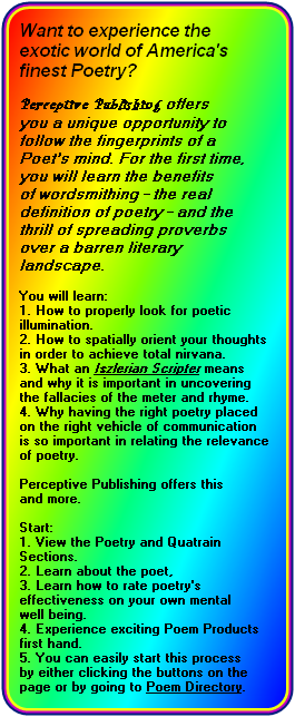Experience Poetry- Quick Reference
