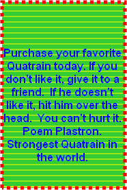 Purchase a Poem Plasltron